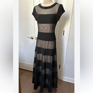 New R&M Richard’s black nude illusion dress🥀